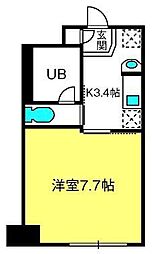 KS-DiO 1Kの間取図画像