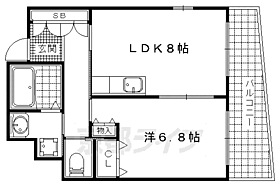 レスペクテ 603 ｜ 滋賀県大津市御幸町（賃貸マンション1LDK・6階・40.40㎡） その2