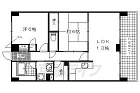 フレンド・ワンIII 103 ｜ 滋賀県大津市錦織2丁目（賃貸マンション2LDK・1階・58.20㎡） その2