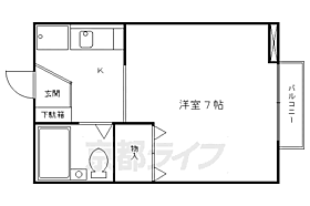 ボナール桃山 102 ｜ 京都府京都市伏見区桃山町正宗（賃貸アパート1K・1階・19.64㎡） その2