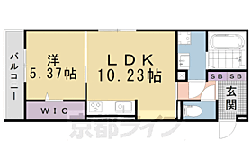 カノン蓮池 202 ｜ 滋賀県大津市蓮池町（賃貸アパート1LDK・2階・41.46㎡） その2