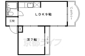 エステート京和 205 ｜ 京都府京都市山科区大宅早稲ノ内町（賃貸マンション1LDK・2階・31.95㎡） その2