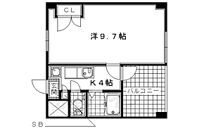 京都府宇治市槇島町三十五（賃貸マンション1K・4階・26.32㎡） その2