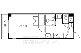 アンプルールフェール勧修 305 ｜ 京都府京都市山科区勧修寺東出町（賃貸マンション1K・3階・24.18㎡） その2