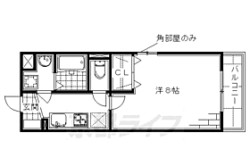 レセーナ．Ｓ・Ｋ 203 ｜ 京都府京都市伏見区深草西浦町8丁目（賃貸マンション1K・2階・26.39㎡） その2