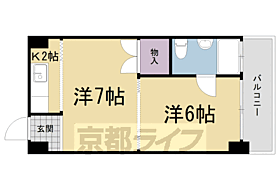 におの浜　小堀マンション 604 ｜ 滋賀県大津市におの浜3丁目（賃貸マンション2K・6階・33.00㎡） その2