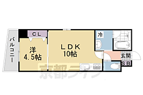 グラシアス城南宮 402 ｜ 京都府京都市伏見区竹田浄菩提院町（賃貸マンション1LDK・4階・32.00㎡） その2