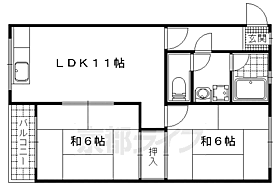 コーポ桜 203 ｜ 滋賀県大津市桜野町2丁目（賃貸アパート2LDK・2階・47.20㎡） その2