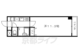 カーサ椥辻 304 ｜ 京都府京都市山科区椥辻東潰（賃貸マンション1K・3階・28.10㎡） その2