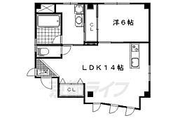 ＤＵＡＬ　ＶＩＥＷ 4階1LDKの間取り