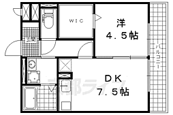 セヴェルセタ4 1DKの間取図画像
