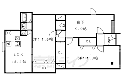 カレッジマンション七瀬川 2階/101