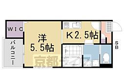 間取図画像 1K