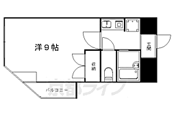 ソレイユ 1Kの間取図画像