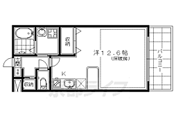 ファインエレガンスビル 1Kの間取図画像