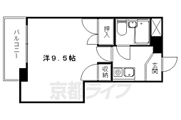 ピアッツア・アルテ 1Kの間取図画像
