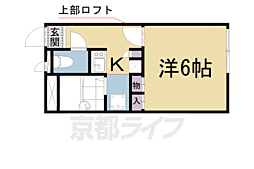 レオパレスグリーンヒルズ3 1Kの間取図画像
