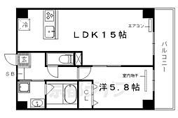 コモダカーサエンマ 1LDKの間取図画像
