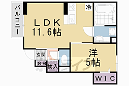 フォレストパーク瀬田 1LDKの間取図画像