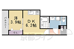 ＡＲＣＡ桂川 4階/406