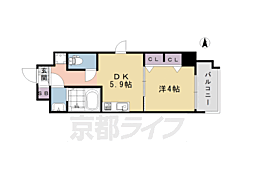 エステムコート京都東寺朱雀邸 3階/310