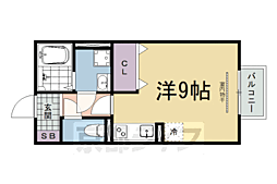 ショコラゲーブルズ ワンルームの間取図画像