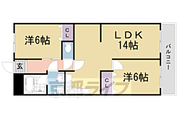 ピア.グレース21 2LDKの間取図画像