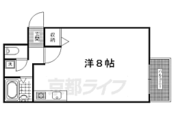 ロイヤルシップ ワンルームの間取図画像