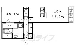 ハイドンホーフ 1LDKの間取図画像