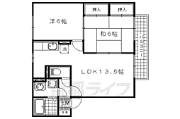 ラジェットロート 2LDKの間取図画像