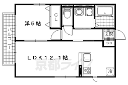 グレース春紅 1LDKの間取図画像