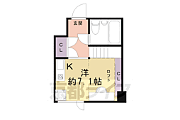 GRANDLATTICESayamachi ワンルームの間取図画像