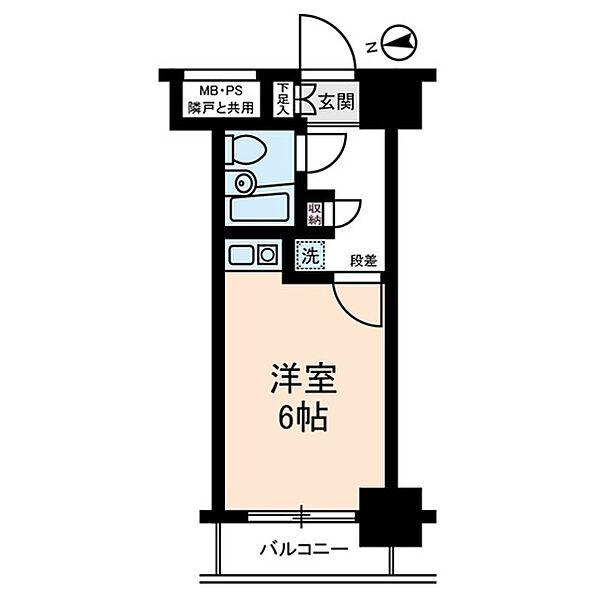 クリオ千駄木壱番館 506｜東京都文京区千駄木3丁目(賃貸マンション1R・5階・16.00㎡)の写真 その2