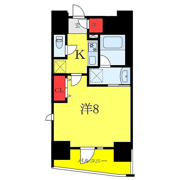 ルネサンスコート本蓮沼 1201｜東京都板橋区清水町(賃貸マンション1K・12階・25.80㎡)の写真 その2