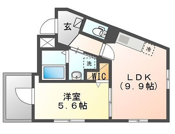 DIMORA北千住 201｜東京都足立区千住龍田町(賃貸マンション1LDK・1階・37.90㎡)の写真 その2