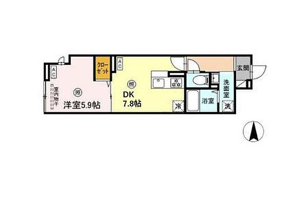 ルリアン千住緑町 202｜東京都足立区千住緑町3丁目(賃貸アパート1DK・2階・34.54㎡)の写真 その1