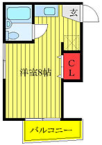 フェリーチェハウス 201 ｜ 東京都板橋区小豆沢1丁目10-7（賃貸アパート1R・2階・18.22㎡） その2