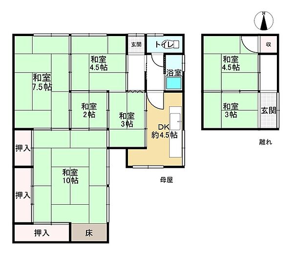 間取りを拡大表示