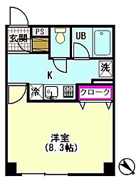 間取図画像 1K