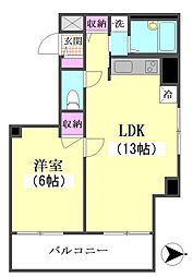 間取図画像 1LDK