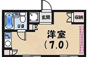 兵庫県西宮市川添町（賃貸マンション1R・1階・18.29㎡） その2