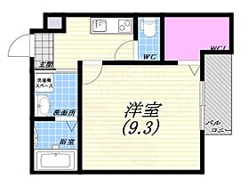 フジパレス西宮甲陽園  ｜ 兵庫県西宮市六軒町（賃貸アパート1K・1階・30.25㎡） その2