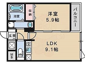 兵庫県西宮市津門西口町1番3号（賃貸マンション1LDK・4階・37.03㎡） その2