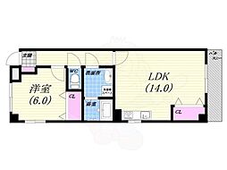 間取図画像 1LDK