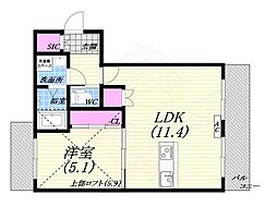 間取図画像 1LDK