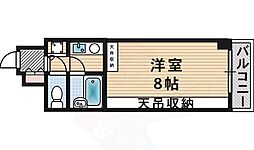 サン・クレスト西宮 1Kの間取図画像