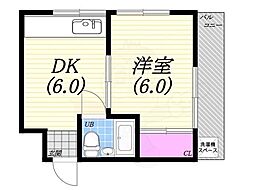 ドルミグランリオ 1DKの間取図画像