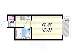 ロイヤルプラザ ワンルームの間取図画像