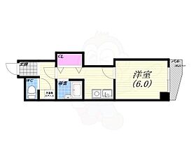 兵庫県西宮市南越木岩町（賃貸マンション1K・3階・23.00㎡） その2