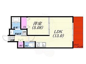 プレジオ西宮今津  ｜ 兵庫県西宮市今津水波町（賃貸マンション1LDK・2階・40.72㎡） その2